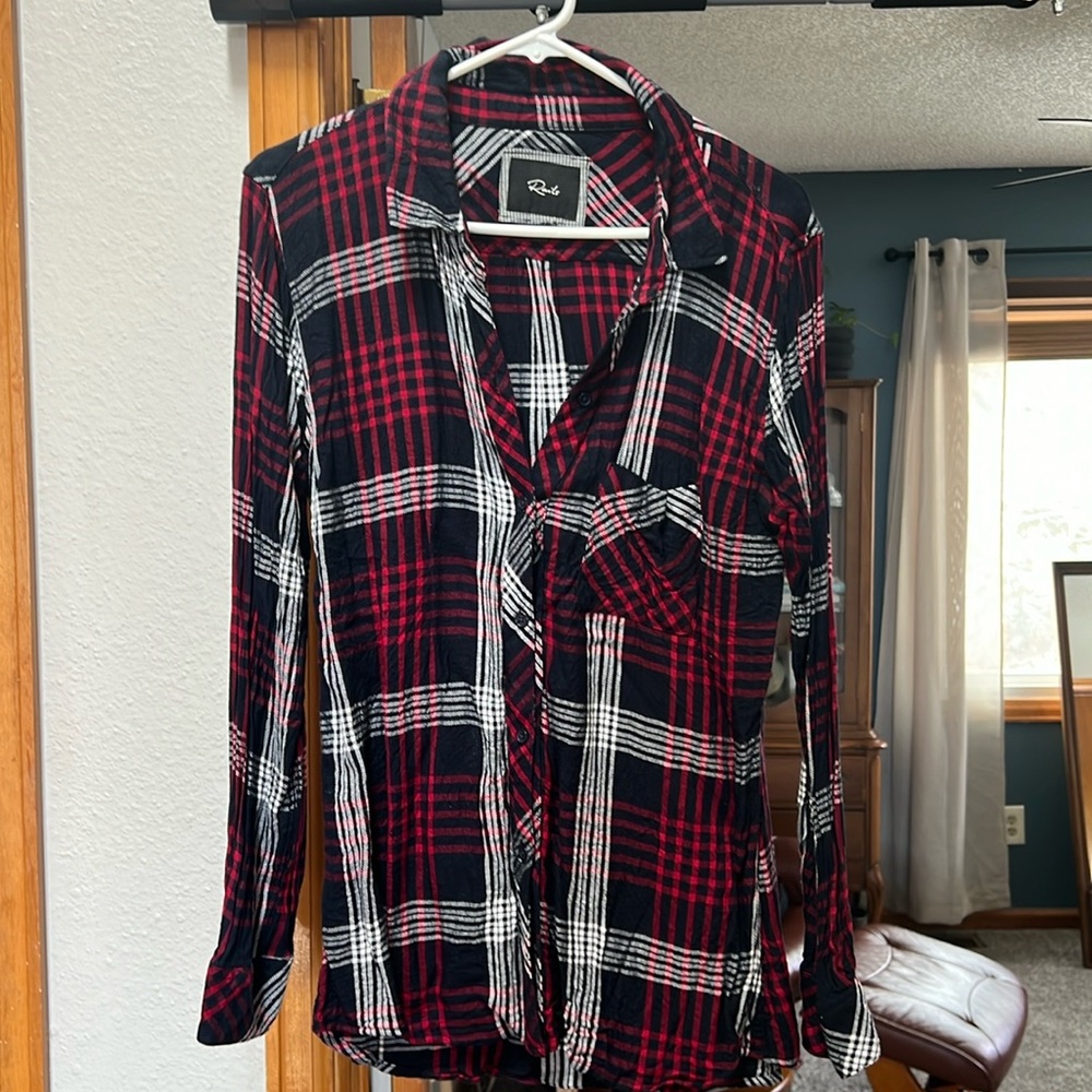 Rails brand, lightweight, flannel shirt, size medium